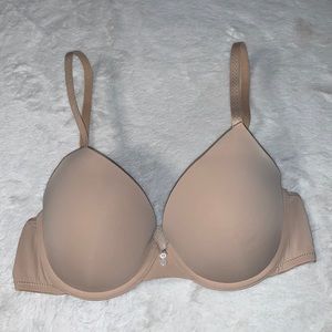 34C Aerie Katie lightly lined nude beige tan bra